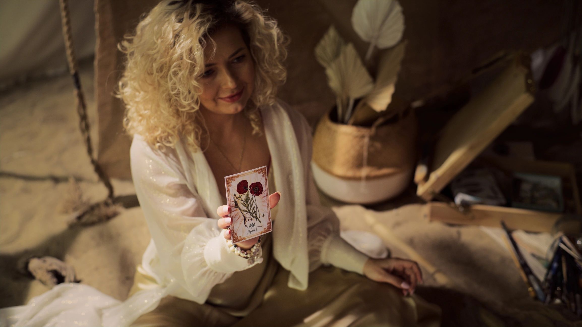 Wellness, self-reflection, tarot cards